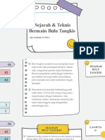 SEJARAH DAN TEKNIK BULU TANGKIS