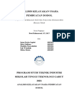 Jurnal Kelayakan Usaha Pembuatan Dodol