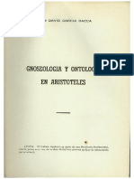 Gnoseología y Ontología en Aristóteles