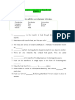 Summative Assessment For Week 5 and 6 Science 7