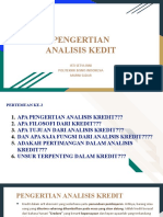 Pertemuan 2 Pengertian Analisis Kredit