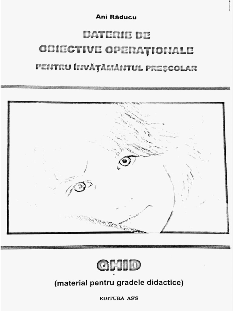 Obiective Operaționale Ghid | PDF