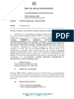 Informe #110 Convocatoria 2021 - Trabaja Peru