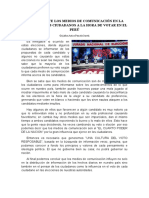 Como Influye Los Medios de Comunicación en La Elecion de Los Ciudadanos