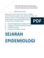 Ornag Pertama Yang Berpikir Bahwa Terjadi Hubungan Antara Keadaan Lingkungan Dengan Penyakit Adalah Hippocrates