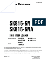 Operation and Maintenance Manual: SK815-5N SK815-5NA