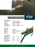 Cutter Dredger CSD 400: Main Particulars