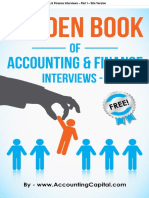 Golden Book of Accounting Finance Interviews Part I Site Version v 2.0 1