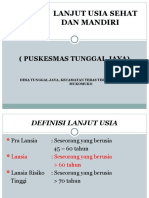 Lansia Sehat Dan Mandiri