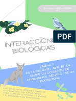 Interacciones Biológicas Infografía