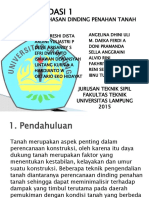 ANALISIS DINDING PENAHAN