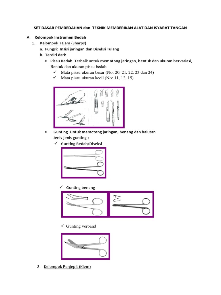 Set Dasar Pembedahan | PDF