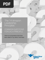 The 14 Amazon Leadership Principles: Common Questions For Each Principle