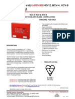 HCV-2, HCV-4, HCV-8: Conventional Fire Alarm Control Panel Standard Features