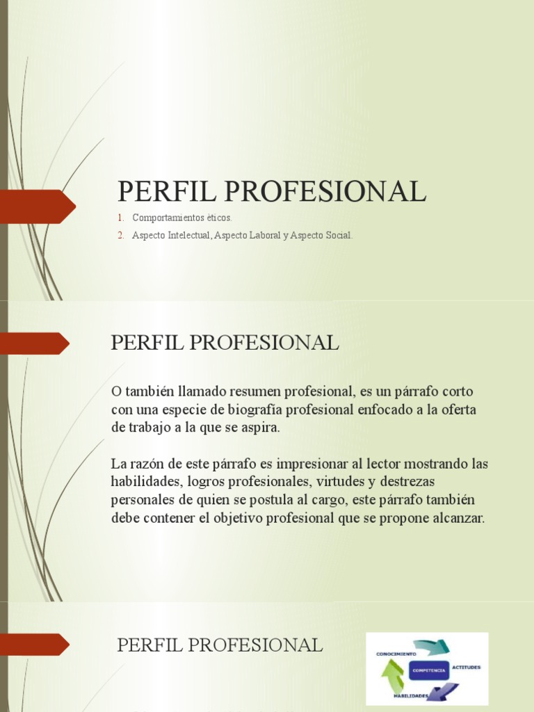 Guía para un Perfil Profesional Efectivo | PDF | Crecimiento personal y ...