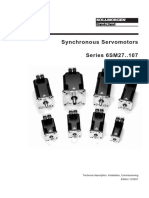Synchronous Servomotors Series 6SM27..107: Technical Description, Installation, Commissioning Edition 12/2001