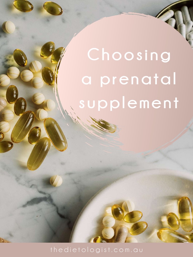Prenatal Supps PDF Vitamin D Pregnancy