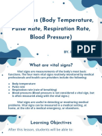 Vital Signs (Body Temperature, Pulse Rate, Respiration Rate, Blood Pressure)