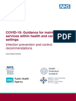Infection Prevention and Control Guidance January 2021