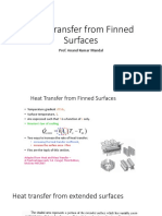 Heat Transfer From Finned Surfaces