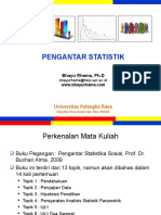 Pengantar Statistik 1 - Pendahuluan