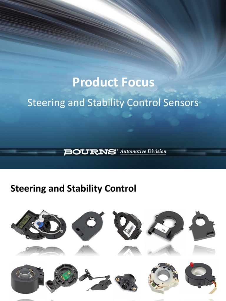 Product Focus Steering Stability Control Sensors | PDF | Steering ...