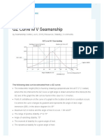 GZ Curve GZ Curve M V Seamanship - The Seamanship Centre