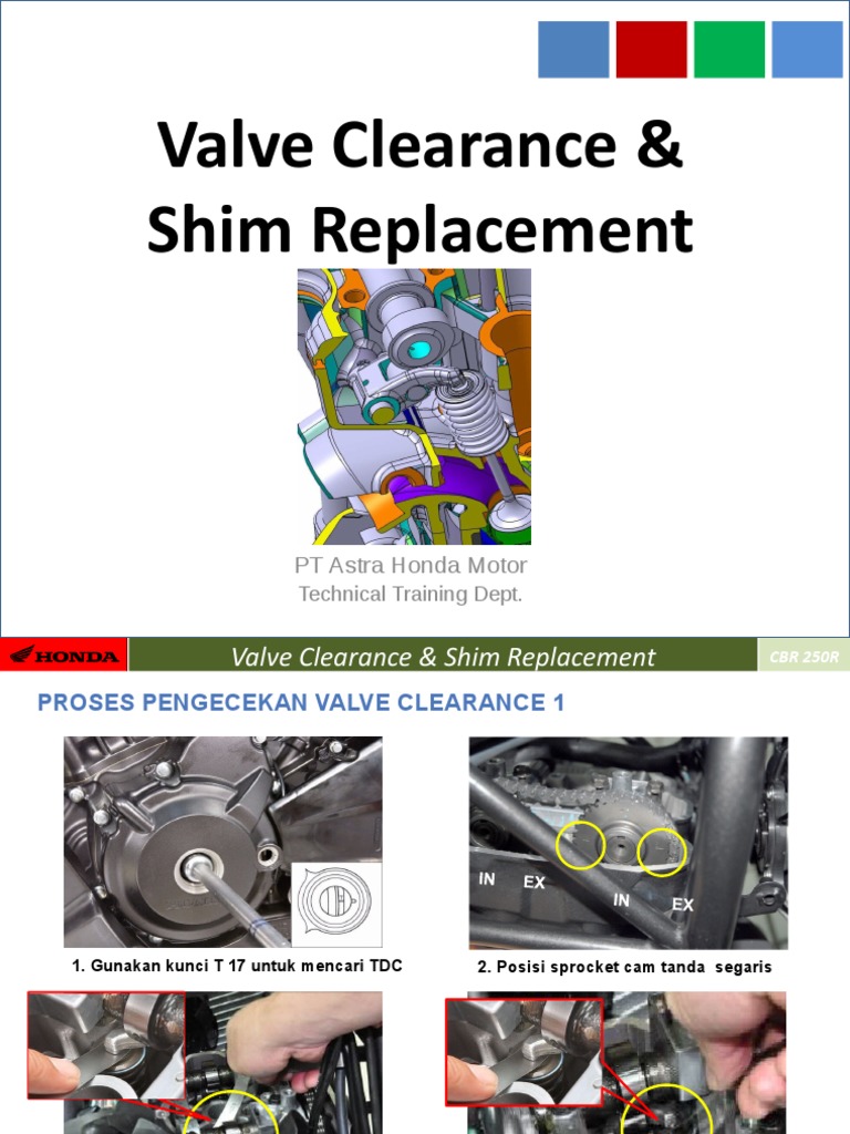 Valve Clearance & Shim Replacement PDF