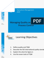Session 7-8 Managing Quality and Statistical Process Control