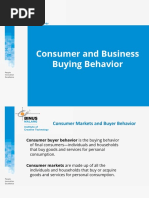 Consumer and Business Buying Behavior