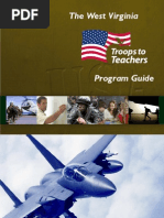 Download West Virginia Troops to Teachers Program Guide by West Virginia Department of Education SN50953948 doc pdf
