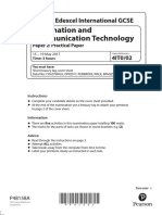 Information and Communication Technology: Pearson Edexcel International GCSE