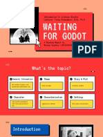 An Analysis of Elements of Drama in Samuel Beckett's Waiting for Godot