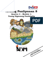 Araling Panlipunan 8: Quarter 4 - Module 1: Unang Digmaang Pandaigdig