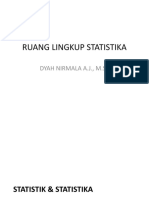 Ruang Lingkup Statistika 20 Mar 2021