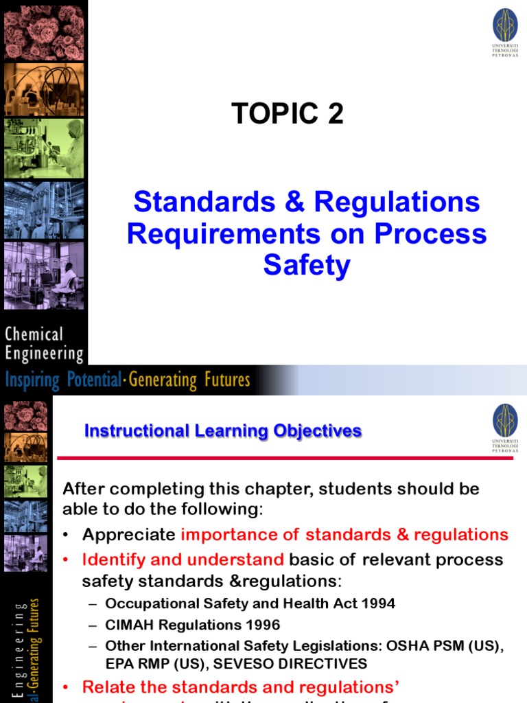 W2 (T2) Standards Regulations PS PDF Safety Chemistry