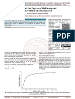 Study of The Degree of Lightning and Filterability of A Suspension