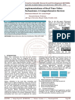 Embedded Implementations of Real Time Video Stabilization Mechanisms A Comprehensive Review