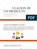 Formulacion de Un Producto