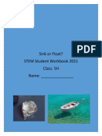 Sink or Float? STEM Student Workbook 2021 Class: 5H Name