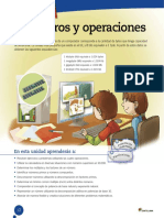 Números y Operaciones: Unidad