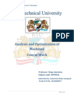 Analysis and Optimization of Machines Final Report