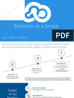 Blockchain As A Service: Cale Teeter - SDE/DX