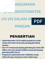 Penggunaan Spektrofotometer Uv-Vis