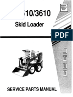 SL3510&SL3610 Skidloaderpartsmanual