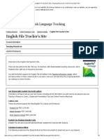 English File Teacher's Site - Teaching Resources - Oxford University Press