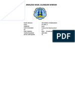 Analisis Nilai Uh 2021 Xii A 3