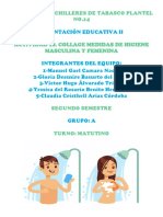 Actividad 18. Collage Medidas de Higiene Masculina y Femenina