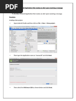Ex. No: 8 Android Application That Creates An Alert Upon Receiving A Message