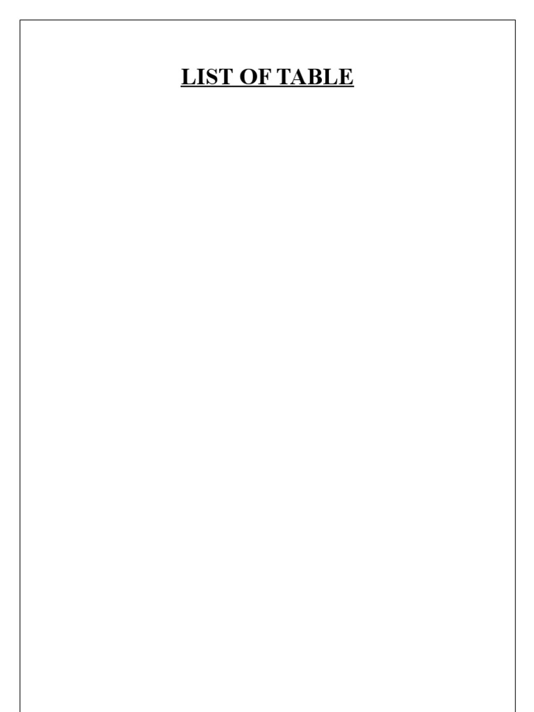 Table No | PDF